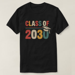 Camiseta Clase de 2030 Senior 2030 Graduación