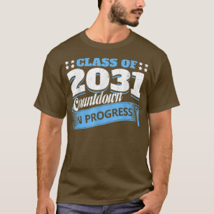 Camiseta Clase De 2031 Cuenta regresiva Estudiante Graduado