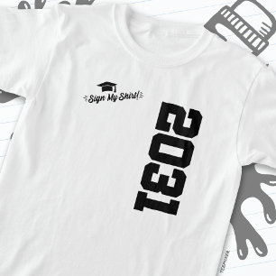Camiseta Clase de 2031 Rótulo de graduación My Shirt Senior