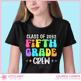 Camiseta Clase de 2032 Equipo de Quinto Grado De vuelta a l