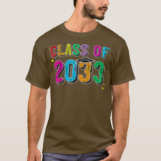 Camiseta Clase de 2033 Crecer con mí primer día de clase