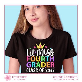 Camiseta Clase de 2033 Cuarto Grado