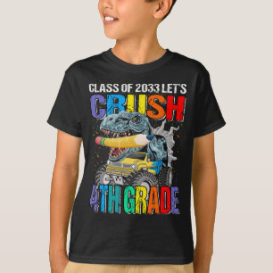 Camiseta Clase de 2033 Vamos a aplastar el camión de monstr