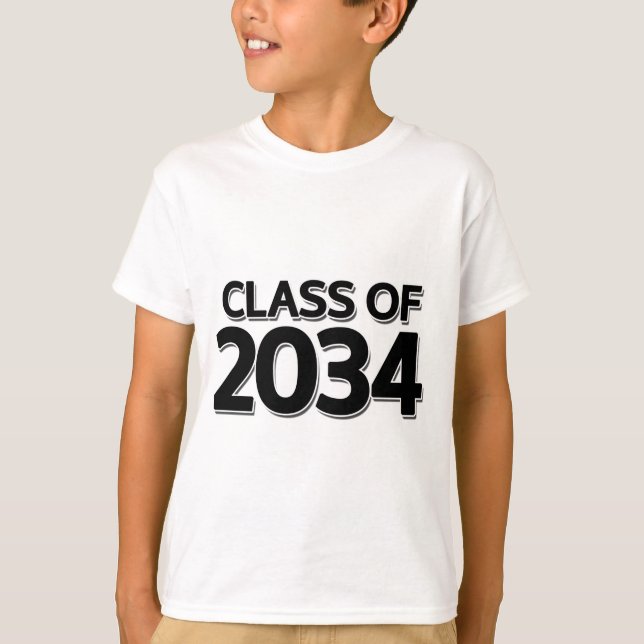 Camiseta Clase de 2034 (Anverso)