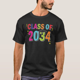 Camiseta CLASE De 2034 Crecen Con Estudiantes De Maestros E