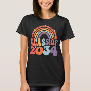 Camiseta Clase De 2034 Crecer Con Mí Primer Día De Enseñanz