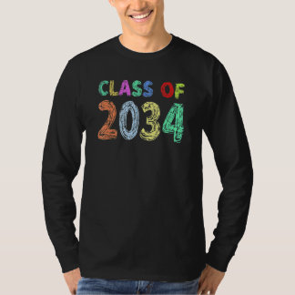 Camiseta Clase De 2034 Primer Día De Primer Grado Crecer Co