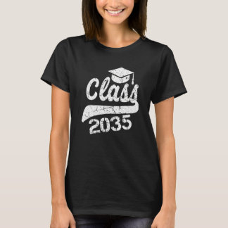 Camiseta Clase De 2035 Crece Conmigo Primer Día De Escuela 