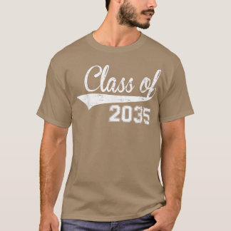 Camiseta Clase de 2035 Crecer con mi preescolar