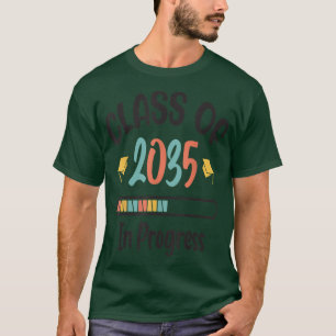 Camiseta Clase de 2035 Crecer con mi primer día de escuela