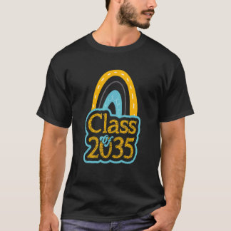 Camiseta Clase de 2035 Crecer con mi primer día de escuela 