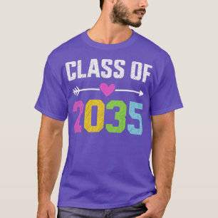Camiseta Clase de 2035 Graduación preescolar de pregrado