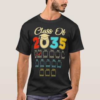 Camiseta Clase De 2035 Graduación Preescolar Preescolar Pre