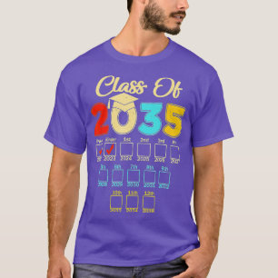 Camiseta Clase De 2035 Graduación Preescolar Preescolar Pre