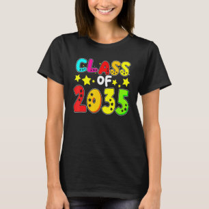 Camiseta Clase De 2035 La Huella De Huellas De Niños Crecen