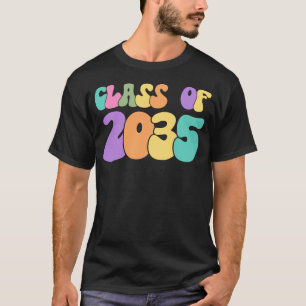 Camiseta Clase De 2035 Mayores 35 Graduación Superior Clase