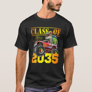 Camiseta Clase De 2035 T Rex Dinosaur Monster Truck Pre-K B