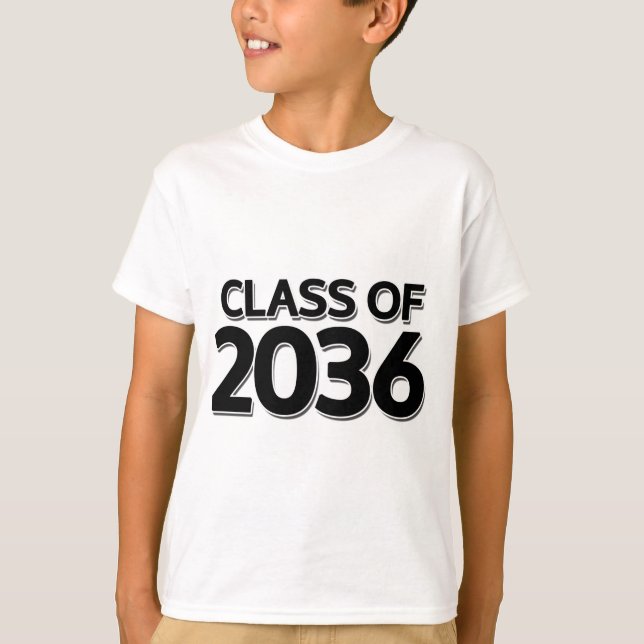 Camiseta Clase de 2036 (Anverso)