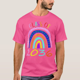 Camiseta Clase De 2036 Chicas De Pregrado De Preescolar G