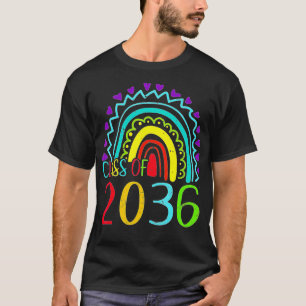 Camiseta Clase De 2036 Chicas De Pregrado De Preescolar G