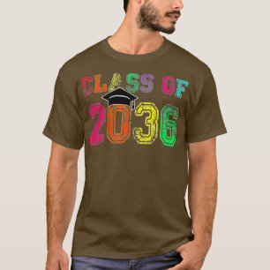Camiseta Clase De 2036 Crecer Con Me Kindergarten Prek Grad
