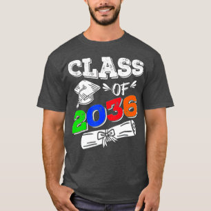 Camiseta Clase De 2036 Crecer Con Mí Graduación De Jardines