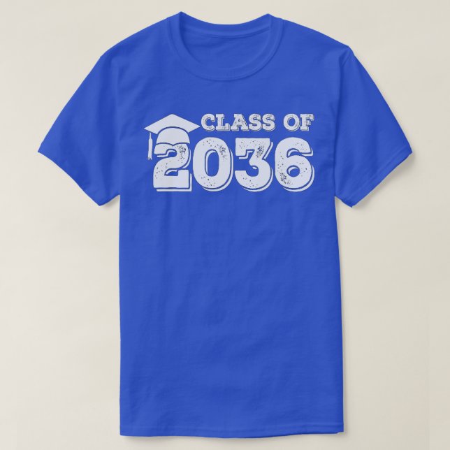Camiseta Clase De 2036 Graduación Superior 2036 (Diseño del anverso)