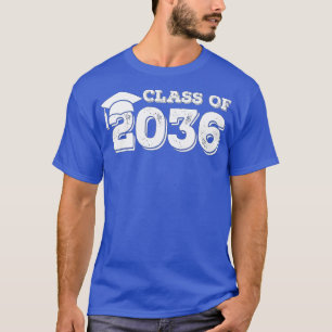 Camiseta Clase De 2036 Graduación Superior 2036