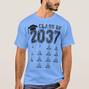 Camiseta Clase De 2037 Crecer Con Mí Jardín De Niños Preuni