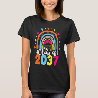 Camiseta Clase De 2037 Graduado De Preescolar Superior 37