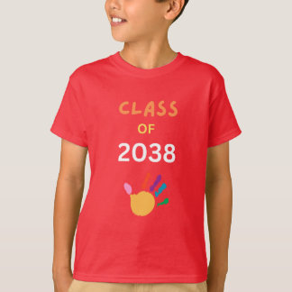 Camiseta Clase de 2038 con pintura de dedos
