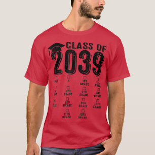 Camiseta Clase De 2039 Crecer Con Me Kindergarten Pre-k Gra