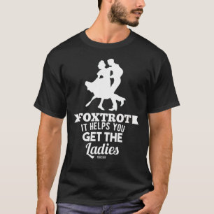 Camiseta Clase de baile de foxtrot en salón de baile