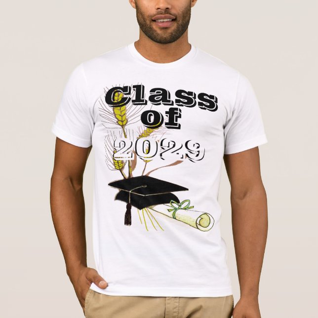 Camiseta Clase de cambio de graduación al año actual (Anverso)