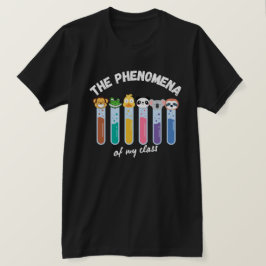 Camiseta Clase de ciencia beaker divertida de Novedad corta