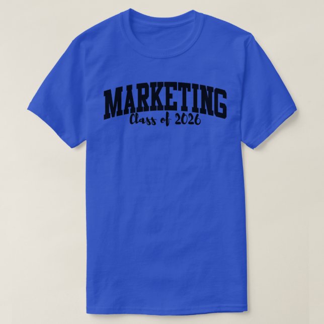 Camiseta Clase de comercialización de 2026 Mayor (Diseño del anverso)