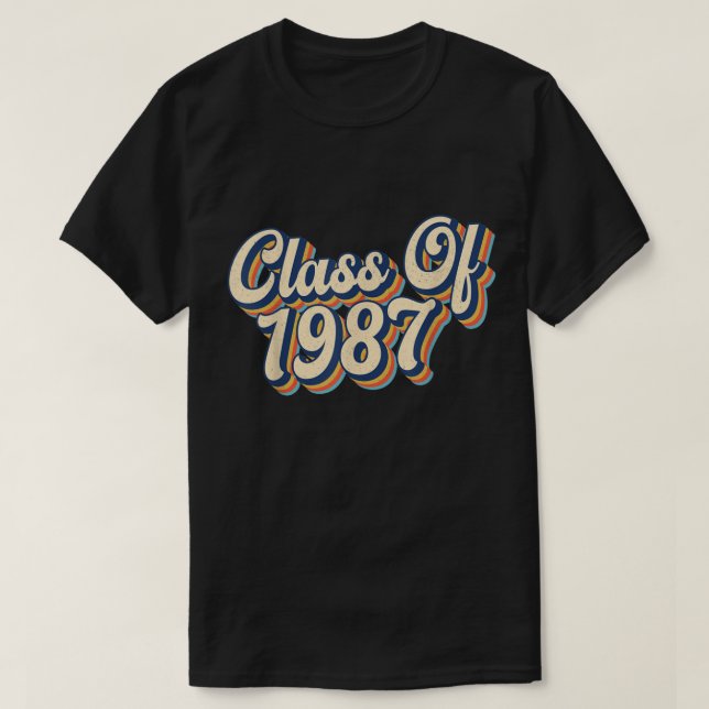 Camiseta Clase de cosecha de 1987 (Diseño del anverso)