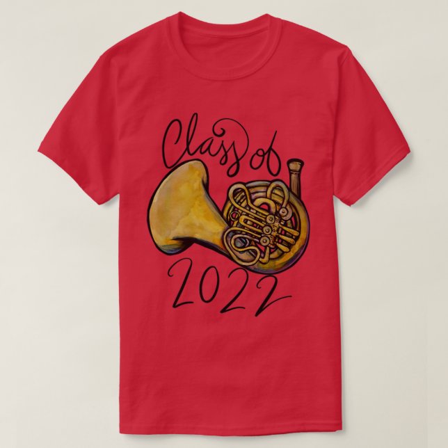 Camiseta Clase de cuerno francés de 2022 (Diseño del anverso)