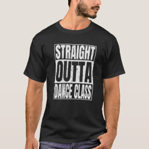 Camiseta Clase de Danza Directa de Salida Graduado Graduado