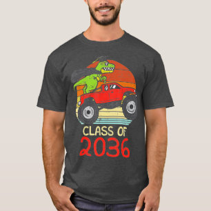 Camiseta Clase De Dinosaurios De Camión De Monstruo Trex De