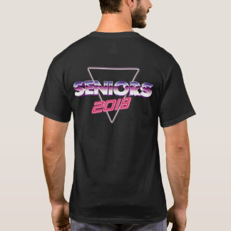 Camiseta Clase de diseño del texto del estilo de 2018 años