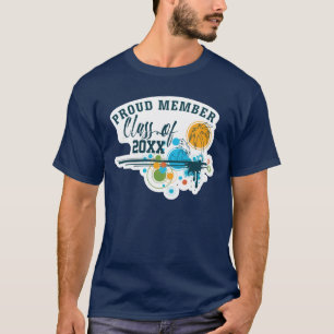 Camiseta Clase de encargo del año de graduados gráficos