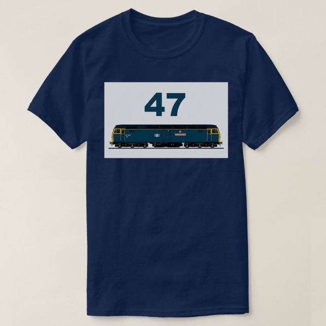 CAMISETA CLASE DE FERROCARRIL BRITÁNICO (Diseño del anverso)