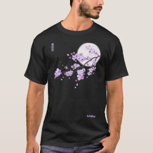 Camiseta Clase de flor de cerezo sakura púrpura japonesa