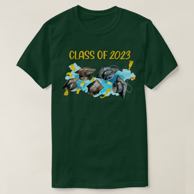 Camiseta Clase De Gorra De Graduación De 2023 (Diseño del anverso)