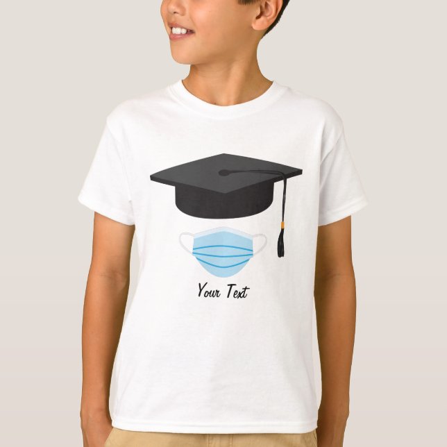 Camiseta Clase de graduación 2020 - Tapa de graduación y ca (Anverso)