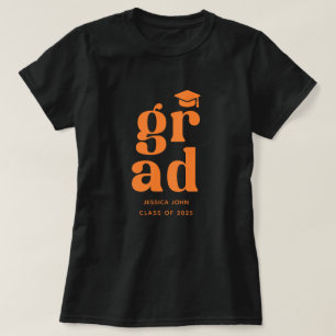 Camiseta clase de graduación 2025 Ceremonia de graduación f