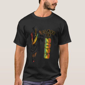 Camiseta Clase De Graduación Afroamericana De 2023