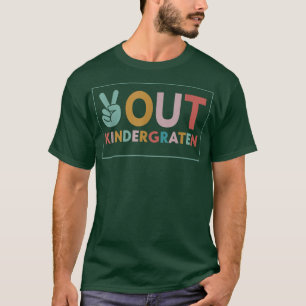 Camiseta Clase De Graduación Cuta De 20 De Peace Out Kinder