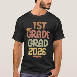 Camiseta Clase de graduación de 1er grado de 2026 Negrita A